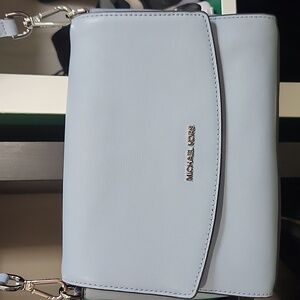 Michael Kors Sofia Small Saffiano Leather light blue